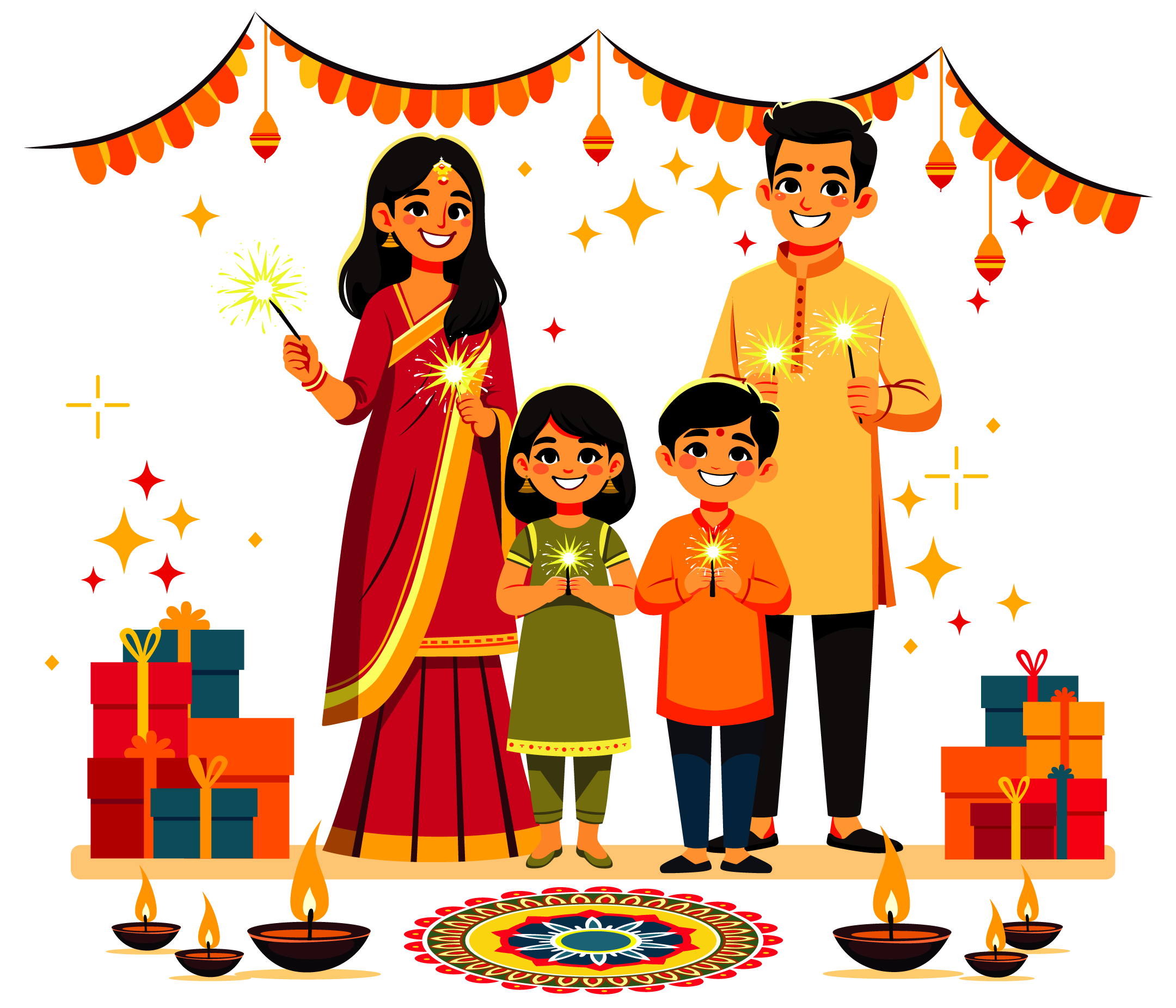 Celebrating Diwali — दीवाली का उत्सव